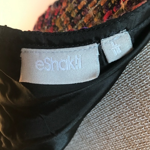 EShakti Tweed Dress Wool Blend  Size 14 - Picture 8 of 8